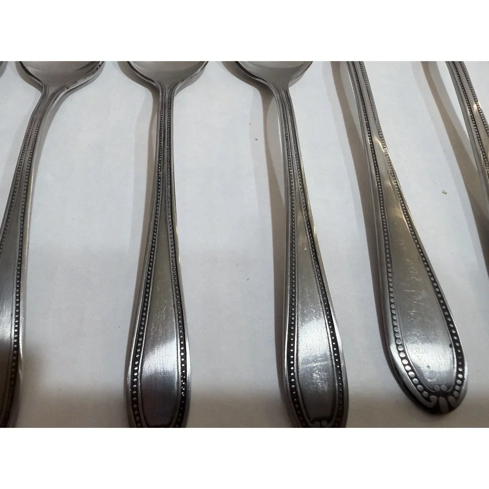 Vintage Rogers 20-Piece Stainless Steel Flatware Set Satin Silver Service for 4
